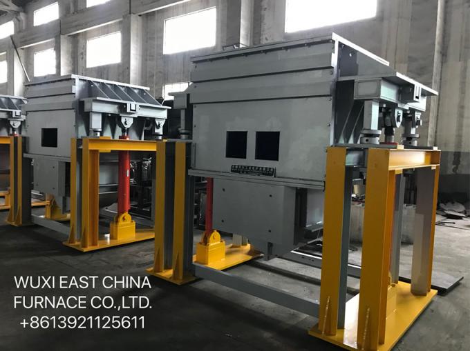 Cored Induction Copper Brass Bronze Melting Furnace , Upcasting