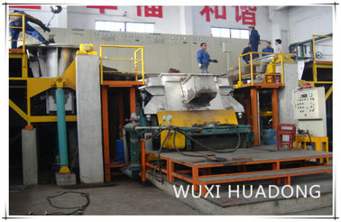 Round Billet Red Copper Semi Continuous Casting Equipment With 600KW Smelting Furnace