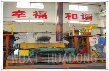 Cored Oxygen Free Copper Brass Bronze Melting Furnace , Semi Continuous Frequency Induction Furnace
