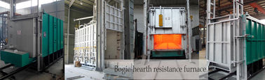 High Temperature Bogie Hearth Furnace , 300KW Heat Treatment Furnace