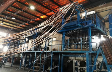 Water Cooling Upward Continuous Casting Machine For Copper Brass Processing