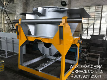 Cored Induction Copper Brass Bronze Melting Furnace , Upcasting Continuous Frequency Induction Furnace